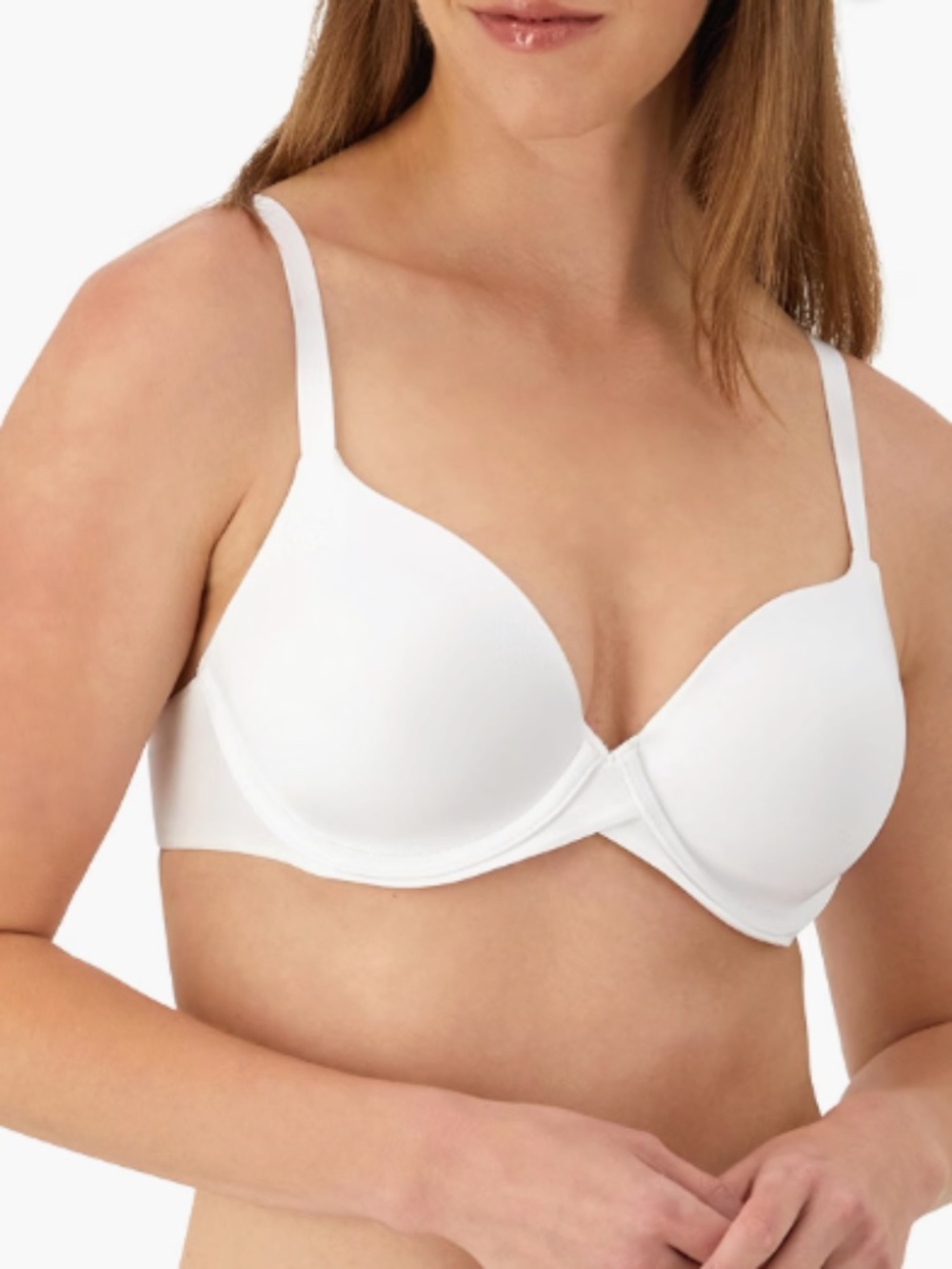 Maidenform Women's One Fab Fit Modern Demi Underwire T-Shirt Bra Size 32D 12573
